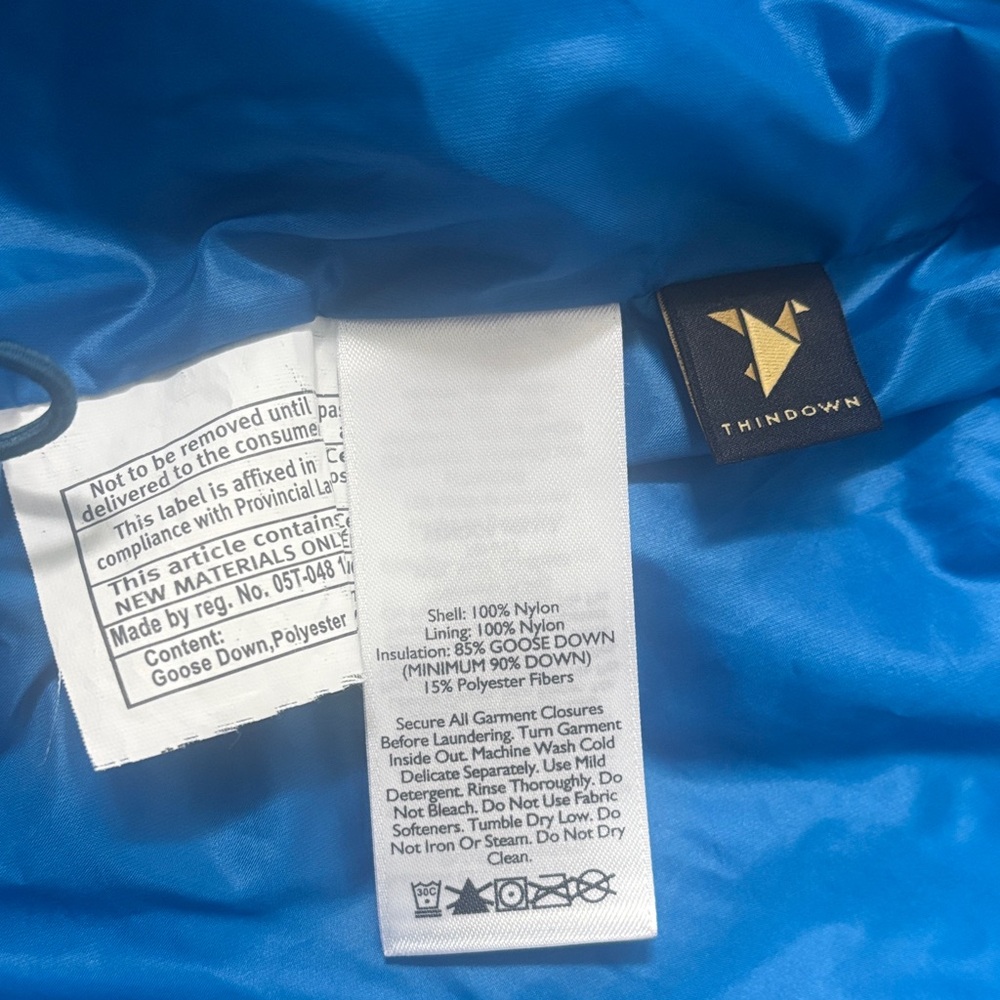 Eddie Bauer Men's Vibrant Blue Performance Jacket. First Ascent down Jacket. - Picture 4 of 5